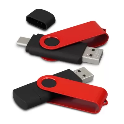 branded Helix 16GB Dual Flash Drive, from our range of promotional Flash Drives