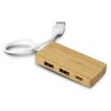branded Bamboo USB Hub, from our range of promotional USB Accessories