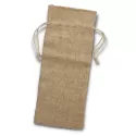 branded Jute Wine Drawstring Bag, from our range of promotional Drawstring Bags &amp; Back Sacks