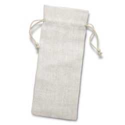Drawstring Bags & Back Sacks - Jute Wine Drawstring Bag