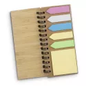 branded Bamboo Sticky Note Wallet, from our range of promotional Printed Post It Notes