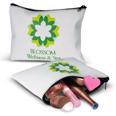branded Flora Cosmetic Bag - Small, from our range of promotional Toiletry Bags