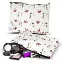 branded Flora Cosmetic Bag - Large, from our range of promotional Toiletry Bags