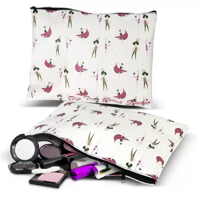 branded Flora Cosmetic Bag - Large, from our range of promotional Toiletry Bags