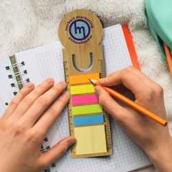 Bookmarks - Bamboo Ruler Bookmark - Round