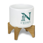 branded Planter with Bamboo Base, from our range of promotional Homeware Products