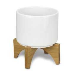 branded Planter with Bamboo Base, from our range of promotional Homeware Products
