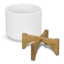 branded Planter with Bamboo Base, from our range of promotional Homeware Products