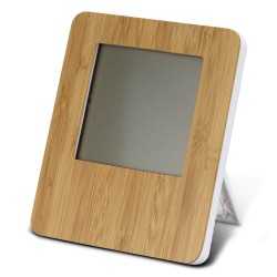 branded Bamboo Weather Station, from our range of promotional Desk & Weather Station Clocks
