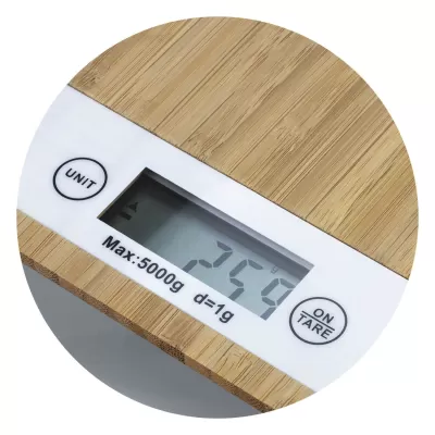 branded Bamboo Kitchen Scale, from our range of promotional Homeware Products