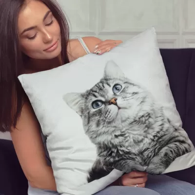 branded Utopia Cushion - Plush, from our range of promotional Homeware Products