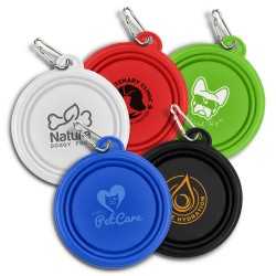 branded Silicone Collapsible Pet Bowl, from our range of promotional Pet Accessories