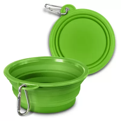 branded Silicone Collapsible Pet Bowl, from our range of promotional Pet Accessories