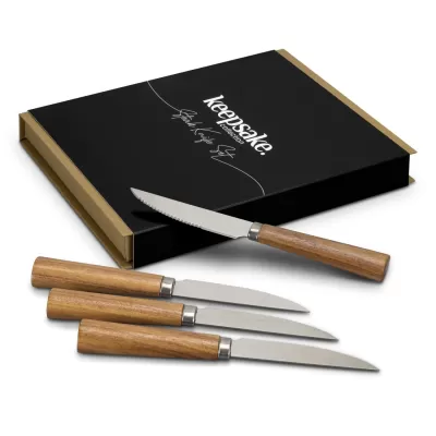 branded Keepsake Steak Knife Set, from our range of promotional Homeware Products