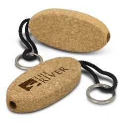 branded Cork Floating Key Ring, from our range of promotional Metal Keyrings