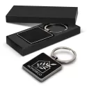 branded Capulet Key Ring - Square, from our range of promotional Metal Keyrings