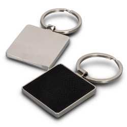 branded Capulet Key Ring - Square, from our range of promotional Metal Keyrings