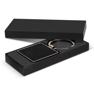 branded Capulet Key Ring - Square, from our range of promotional Metal Keyrings