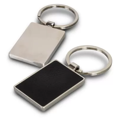 branded Capulet Key Ring - Rectangle, from our range of promotional Metal Keyrings