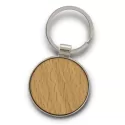branded Santo Key Ring - Round, from our range of promotional Metal Keyrings