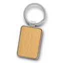 branded Santo Key Ring - Rectangle, from our range of promotional Metal Keyrings