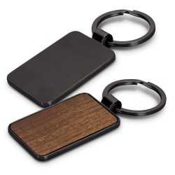branded Santo Key Ring - Rectangle, from our range of promotional Metal Keyrings