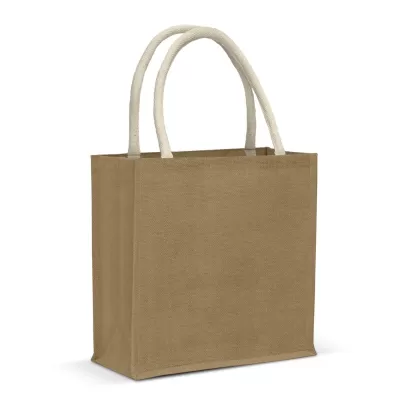 branded Monza Starch Jute Tote Bag, from our range of promotional Jute Shopping & Tote Bags
