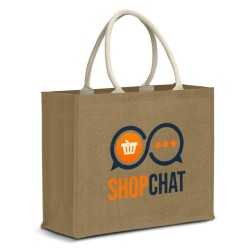 branded Modena Starch Jute Tote Bag, from our range of promotional Jute Shopping & Tote Bags