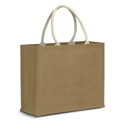 branded Modena Starch Jute Tote Bag, from our range of promotional Jute Shopping & Tote Bags