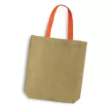branded Thera Jute Tote Bag - Coloured Handles, from our range of promotional Jute Shopping &amp; Tote Bags