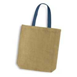 branded Thera Jute Tote Bag - Coloured Handles, from our range of promotional Jute Shopping & Tote Bags