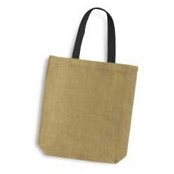 branded Thera Jute Tote Bag - Coloured Handles, from our range of promotional Jute Shopping & Tote Bags