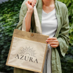 branded Osiris Tote Bag, from our range of promotional Jute Shopping &amp; Tote Bags