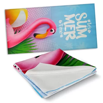 branded Dune Beach Towel - Full Colour, from our range of promotional Beach Towels