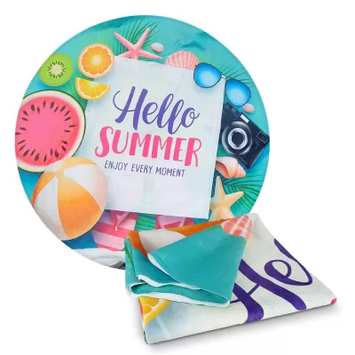 branded Paradiso Beach Towel - Full Colour, from our range of promotional Beach Towels