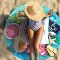 branded Paradiso Beach Towel - Full Colour, from our range of promotional Beach Towels