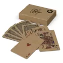 branded Natura Kraft Playing Cards, from our range of promotional Toys, Games &amp; Novelties