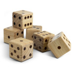 Toys, Games &amp; Novelties  - Wooden Yard Dice Game