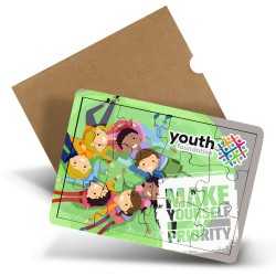 Executive Toys and Games  - Wooden 12 Piece Puzzle