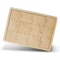 branded Wooden 12 Piece Puzzle, from our range of promotional Executive Toys and Games