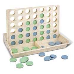 Executive Toys and Games - Four in a Row Game - Natura