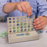 Executive Toys and Games  - Four in a Row Game - Natura
