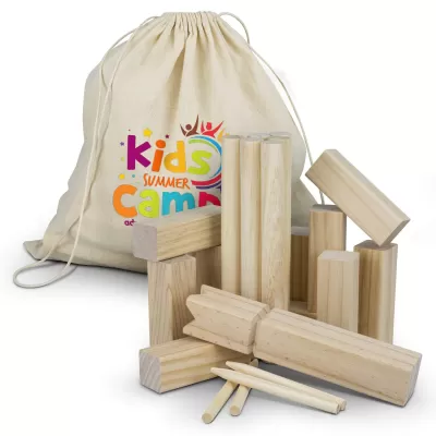 branded Kubb Wooden Game, from our range of promotional Executive Toys and Games