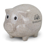 branded Natura Piggy Bank, from our range of promotional Money Boxes