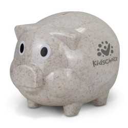 branded Natura Piggy Bank, from our range of promotional Money Boxes
