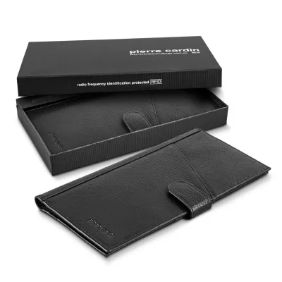 branded Pierre Cardin Leather Passport Wallet, from our range of promotional Corporate Travel Wallets