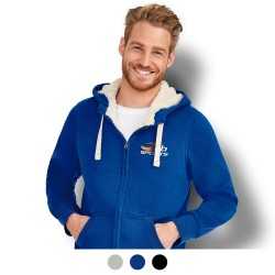 branded SOLS Sherpa Unisex Zipped Sweatshirt, from our range of promotional Hoodies