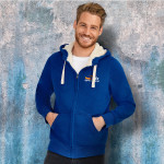 branded SOLS Sherpa Unisex Zipped Sweatshirt, from our range of promotional Hoodies