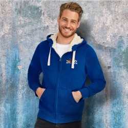 branded SOLS Sherpa Unisex Zipped Sweatshirt, from our range of promotional Hoodies