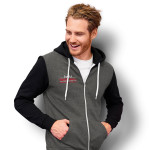 branded SOLS Silver Unisex Zipped Sweatshirt, from our range of promotional Hoodies